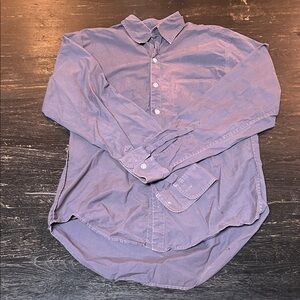 Steven Alan Lavender Casual Button-Down Shirt